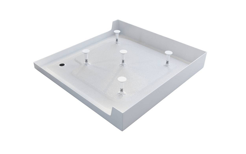 OCEANO Szögletes akril zuhanytálca 80x80x14cm EU