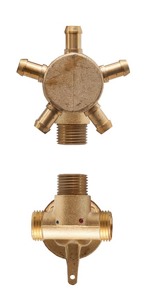 Vizes Vezérlő ötállású. Nyitókarokkal, betétekkel