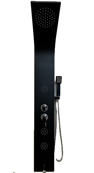 Zuhanypanel LP8201 fekete-króm